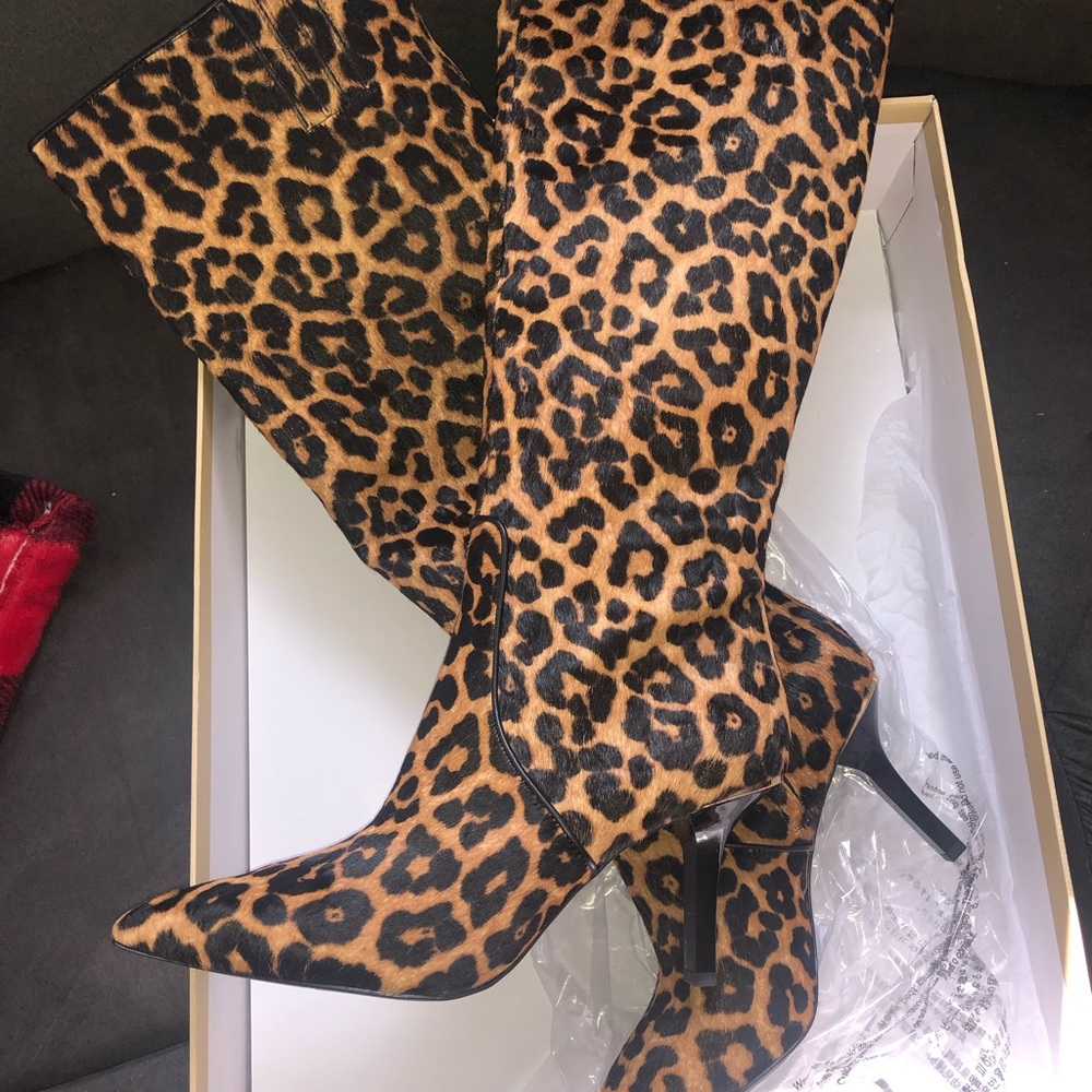 Brand new calf hair Michael kors knee high boots